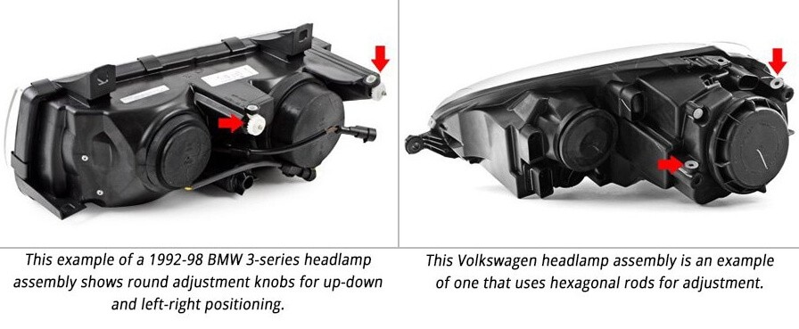 Aftermarket lights adjustment