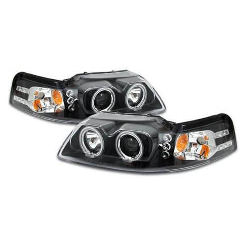 CCFL headlights with LED accents