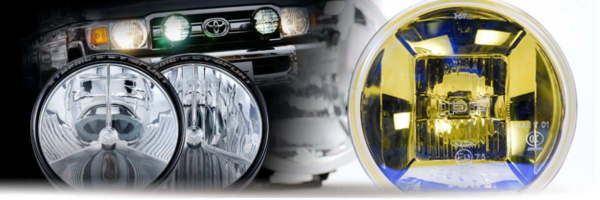 Wipac Quadoptic 7" Sealed Beam Halogen Conversion Headlight Kit For Ford Escort Mk1 – Chrome, H4 Bulbs Included