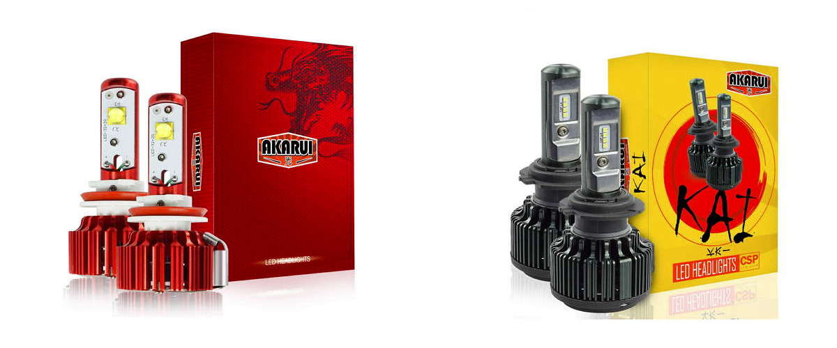 AKARUI LED Headlight Bulbs Conversion Kits