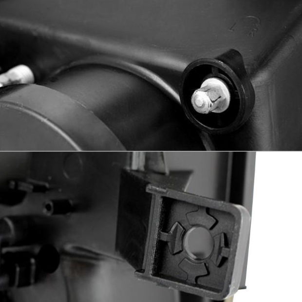 Spyder LED DRL headlights for the F-150 adjustment screws