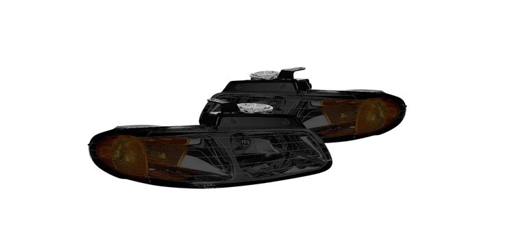 Smoke Reflector Headlights for 1997 Chrysler Town and Country by Spec-D