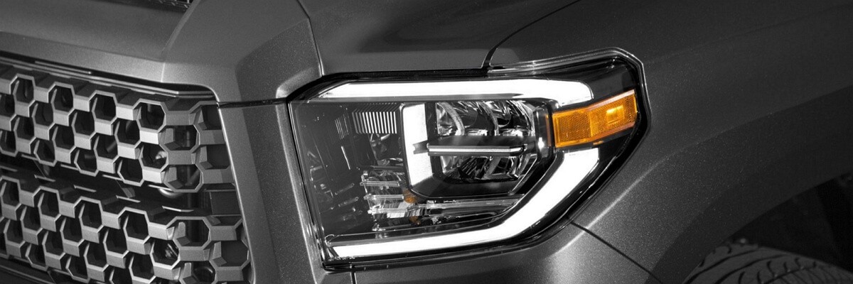 Toyota Tundra with Aftermarket Headlights