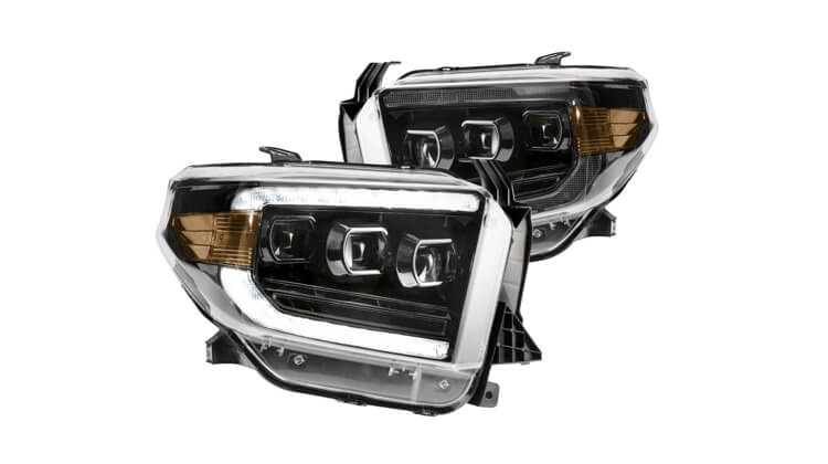 Morimoto - XB Gloss Black Sequential DRL Bar Projector LED Headlights