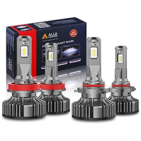 Alla Lighting H11 and 9005 LED Headlights Bulbs