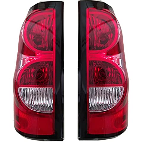 MiKaFex Passenger and Driver Side Rear Tail Light Assembly