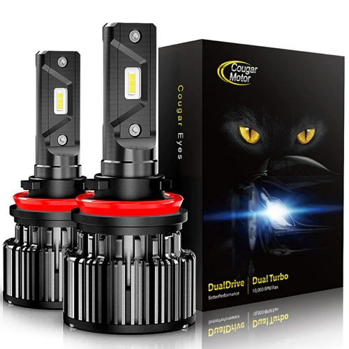 Cougar Motor LED H11 brightest headlight bulbs