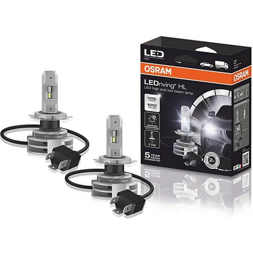 Osram LED headlight H4 bulbs complete kit