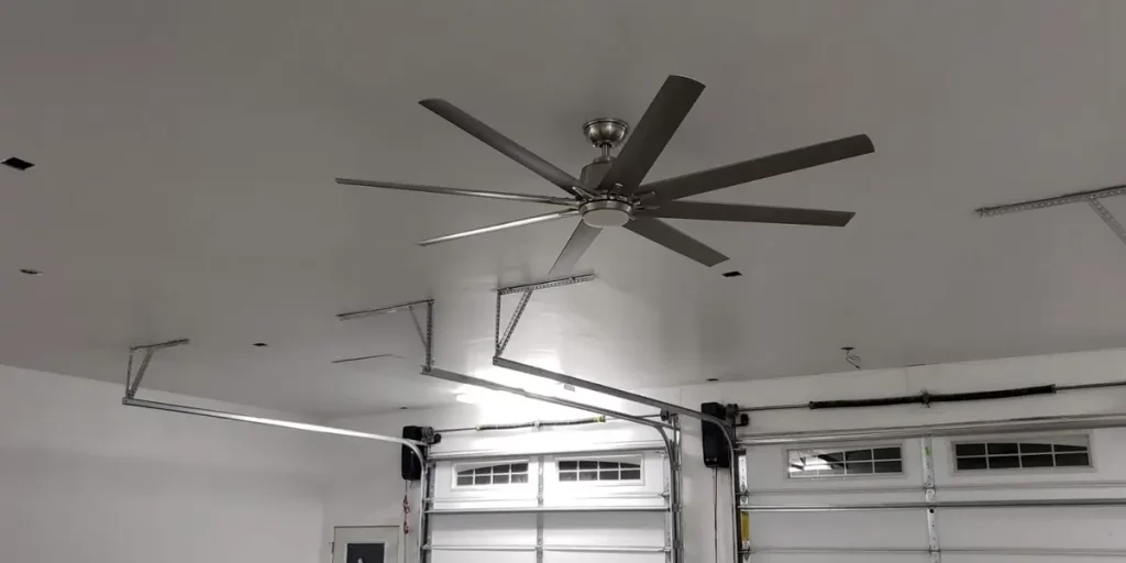 industrial ceiling fan for a garage